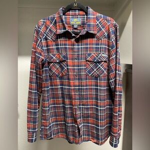 Salty Crew Flannel Button Up Shirt